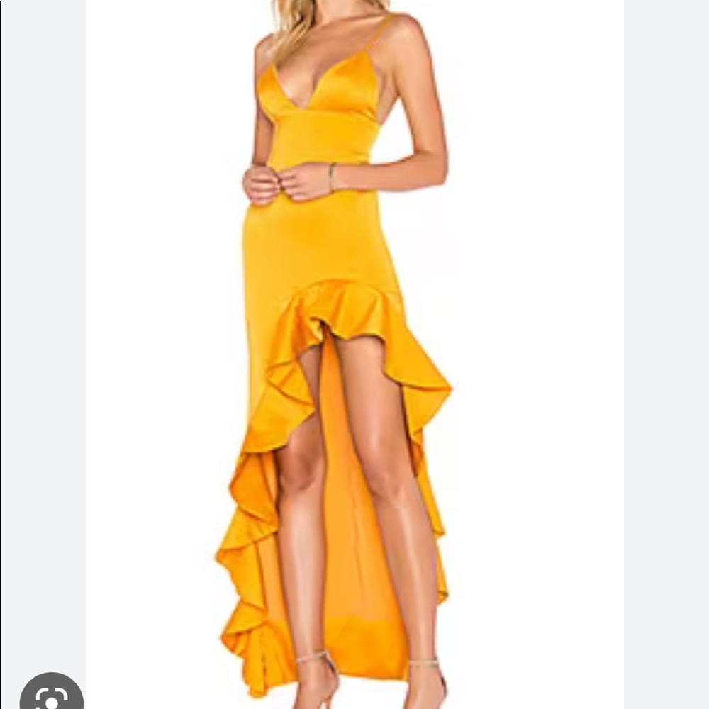 Lovers and friends ahamani yellow gown